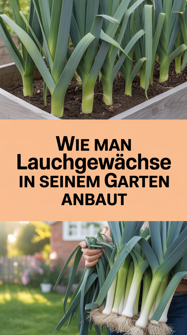 Wie man Lauchgewächse in seinem Garten anbaut