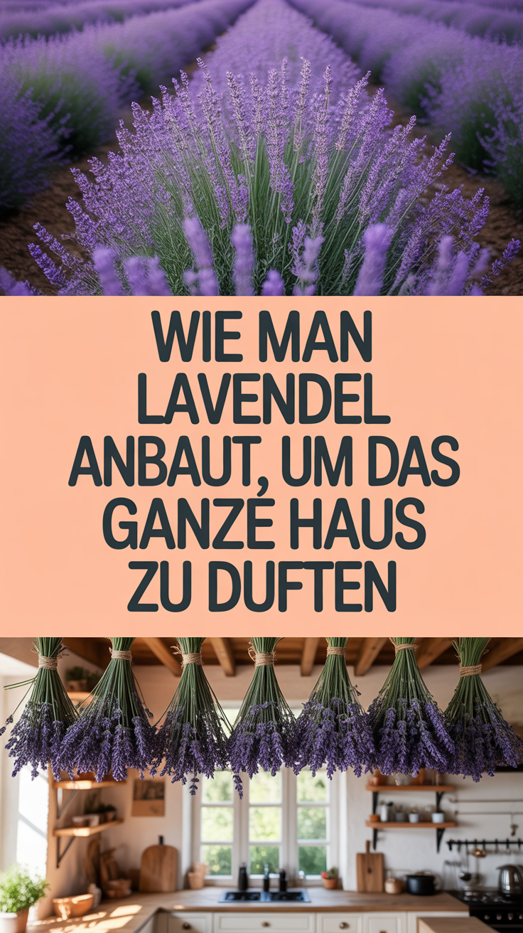 Wie man Lavendel anbaut, um das ganze Haus zu duften
