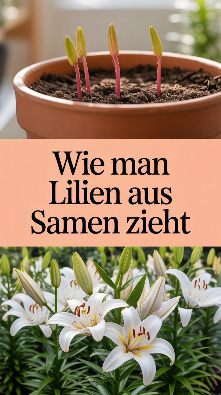 Wie man Lilien aus Samen zieht