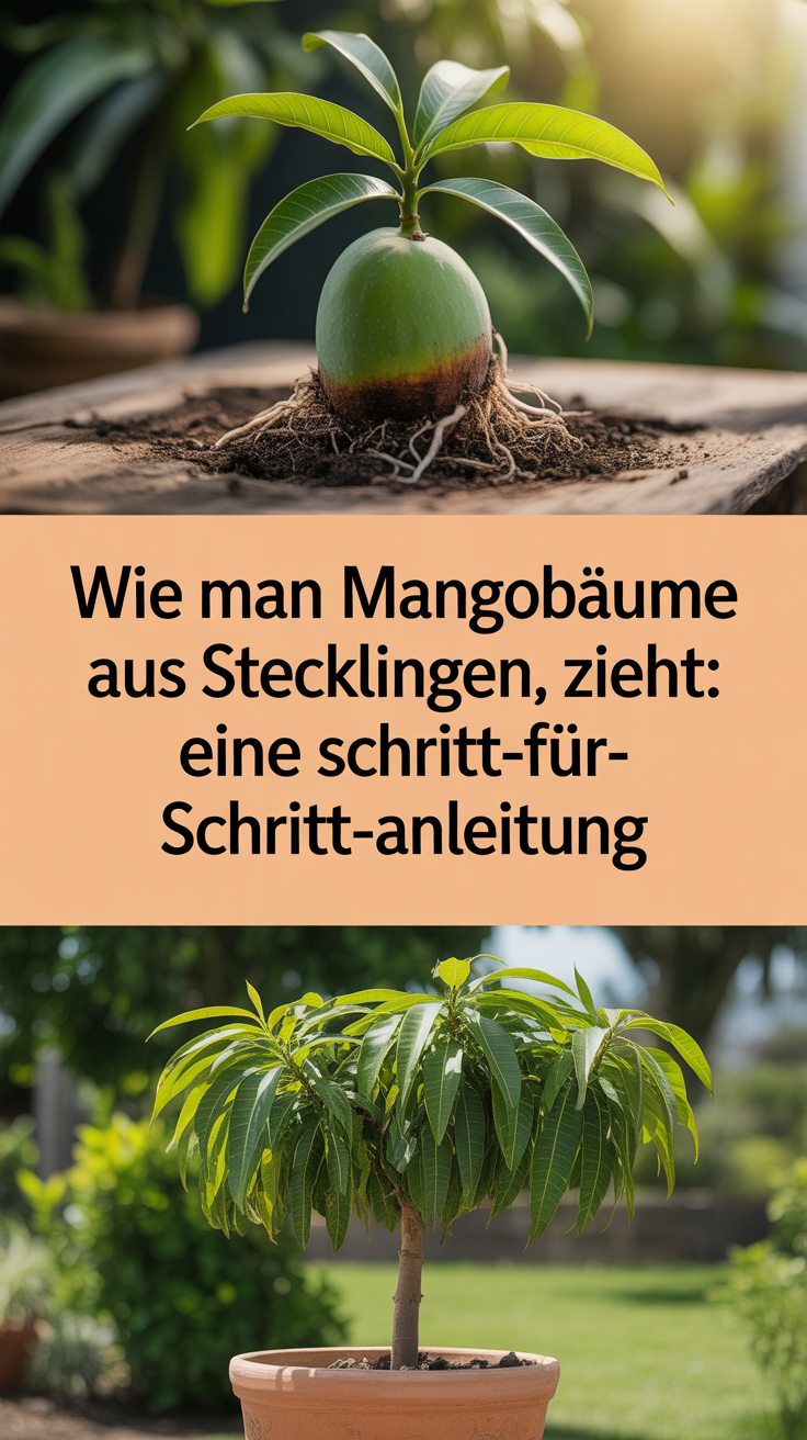 Wie man Mangobäume aus Stecklingen zieht: Eine Schritt-für-Schritt-Anleitung