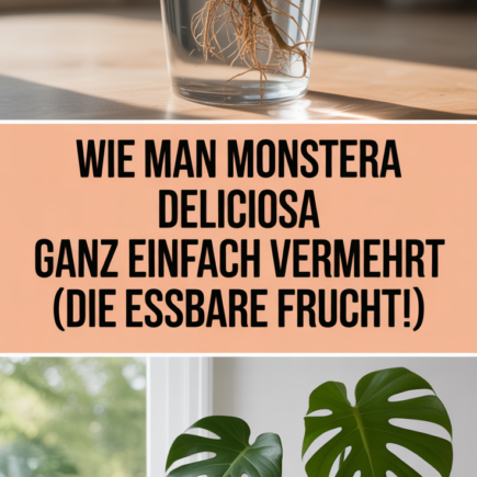 Wie man Monstera Deliciosa ganz einfach vermehrt (Die essbare Frucht!)