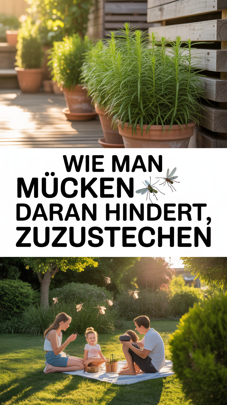 Wie man Mücken daran hindert, zuzustechen