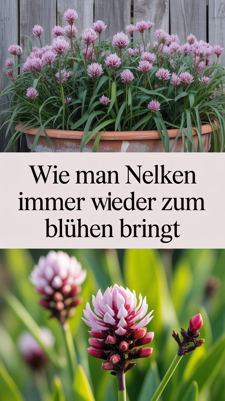 Wie man Nelken immer wieder zum Blühen bringt