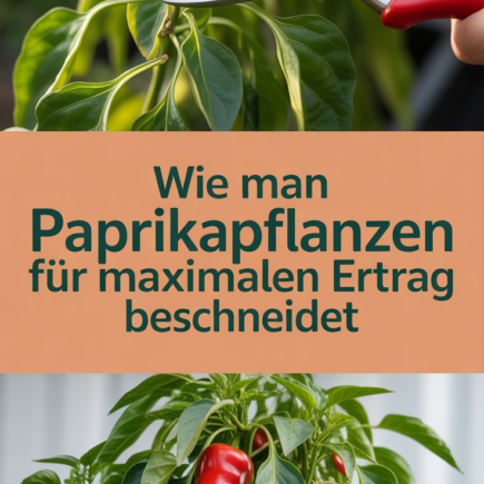 Wie man Paprikapflanzen für maximalen Ertrag beschneidet