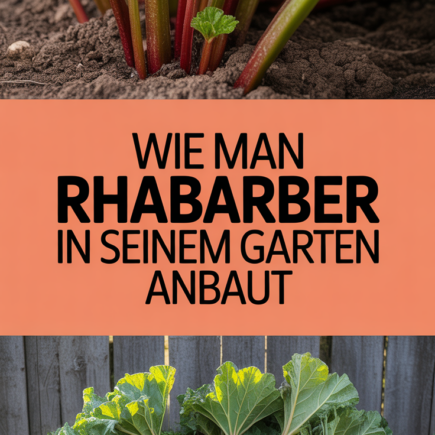Wie man Rhabarber in seinem Garten anbaut