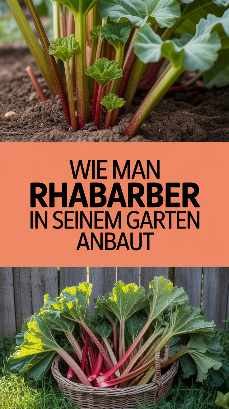 Wie man Rhabarber in seinem Garten anbaut