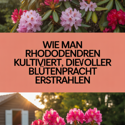 Wie man Rhododendren kultiviert, die voller Blütenpracht erstrahlen