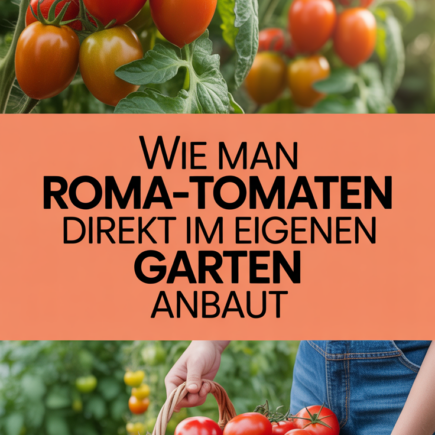 Wie man Roma-Tomaten direkt im eigenen Garten anbaut