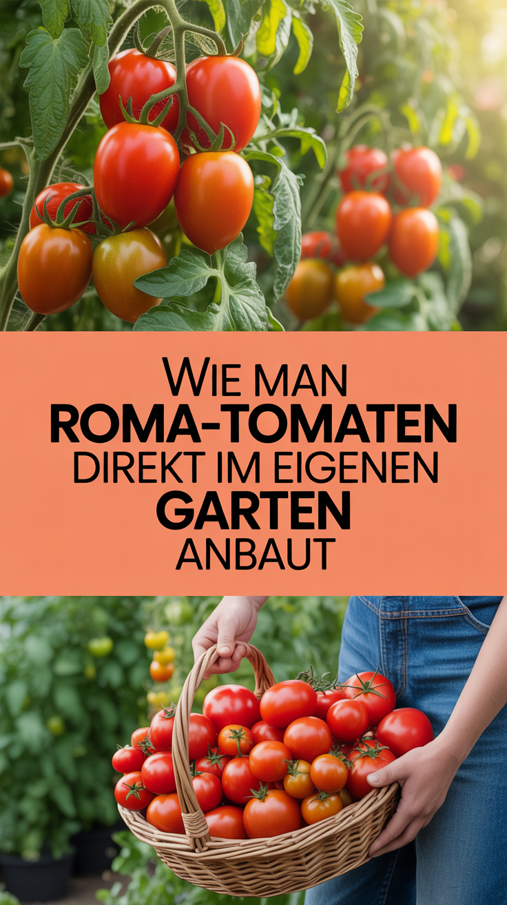 Wie man Roma-Tomaten direkt im eigenen Garten anbaut