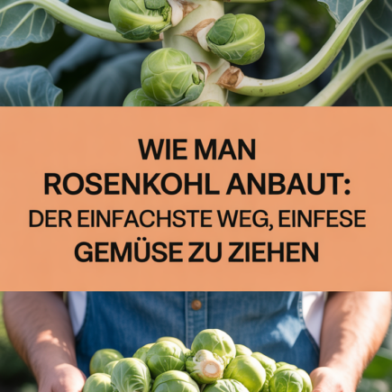 Wie man Rosenkohl anbaut: Der einfachste Weg, eigenes Gemüse zu ziehen