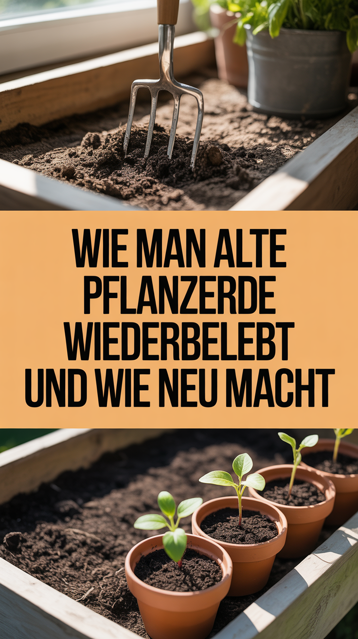 Wie man alte Pflanzerde wiederbelebt und wie neu macht