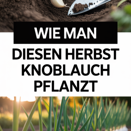 Wie man diesen Herbst Knoblauch pflanzt