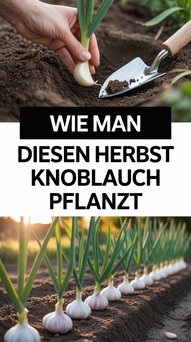 Wie man diesen Herbst Knoblauch pflanzt