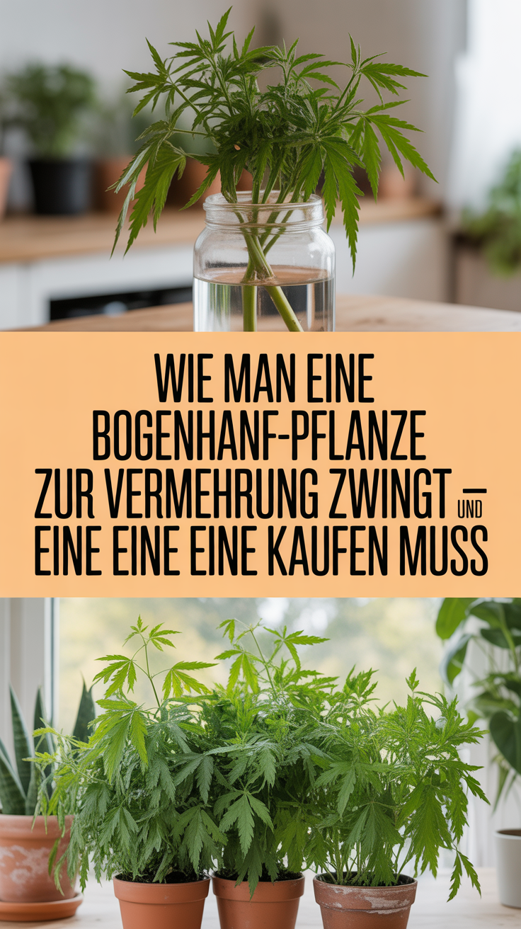 Wie man eine Bogenhanf-Pflanze zur Vermehrung zwingt – und nie wieder eine kaufen muss