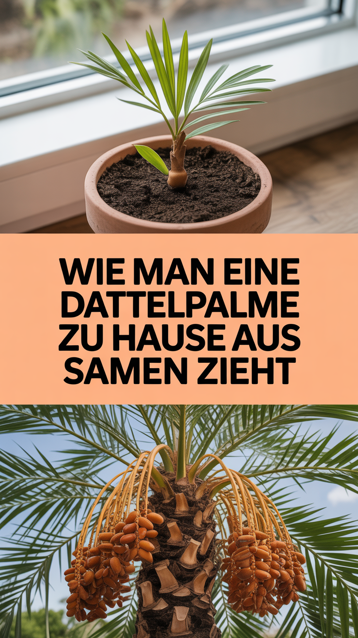 Wie man eine Dattelpalme zu Hause aus Samen zieht