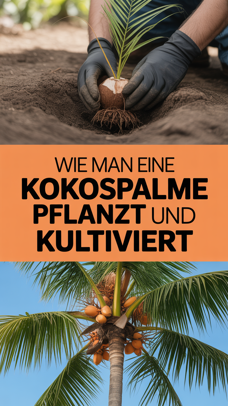 Wie man eine Kokospalme pflanzt und kultiviert