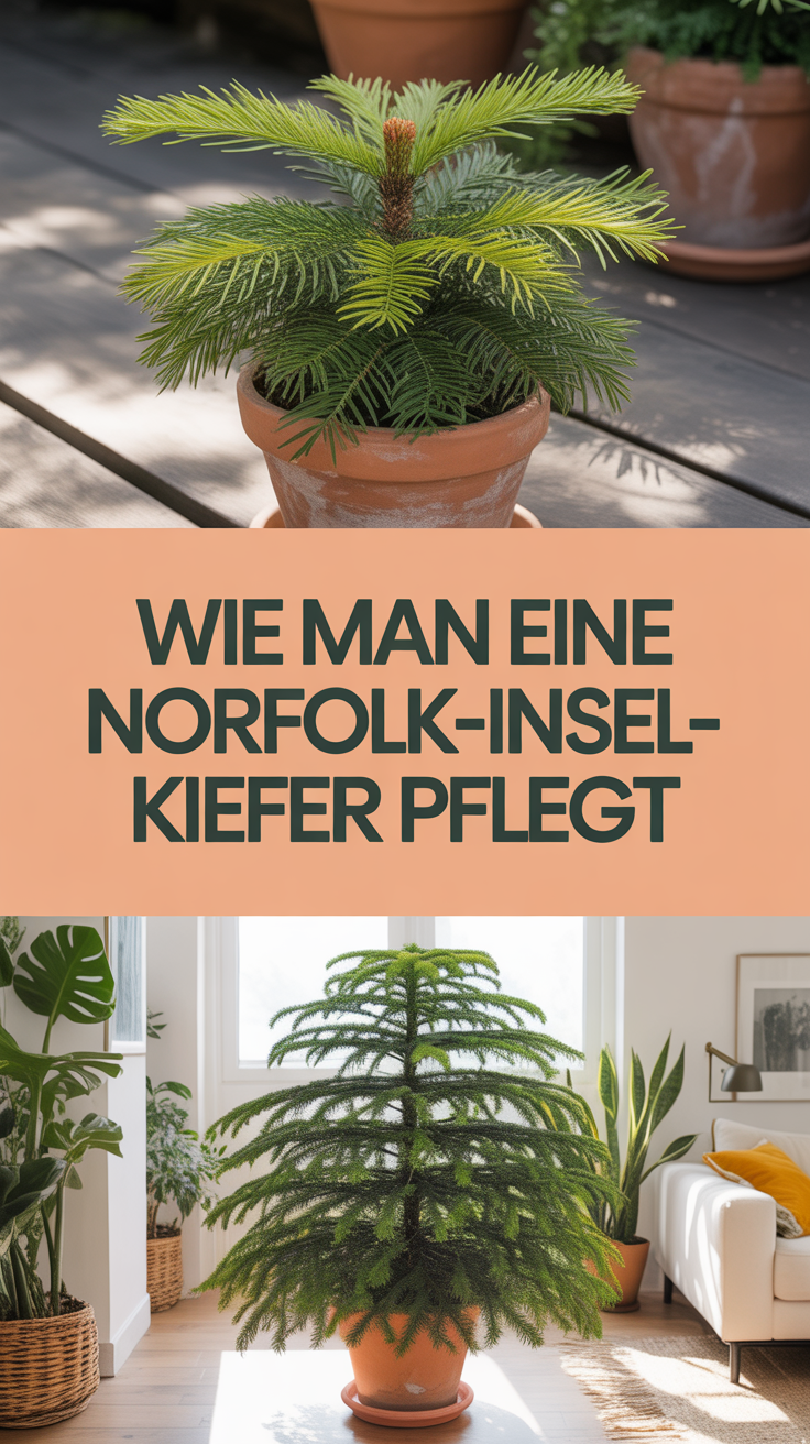 Wie man eine Norfolk-Insel-Kiefer pflegt