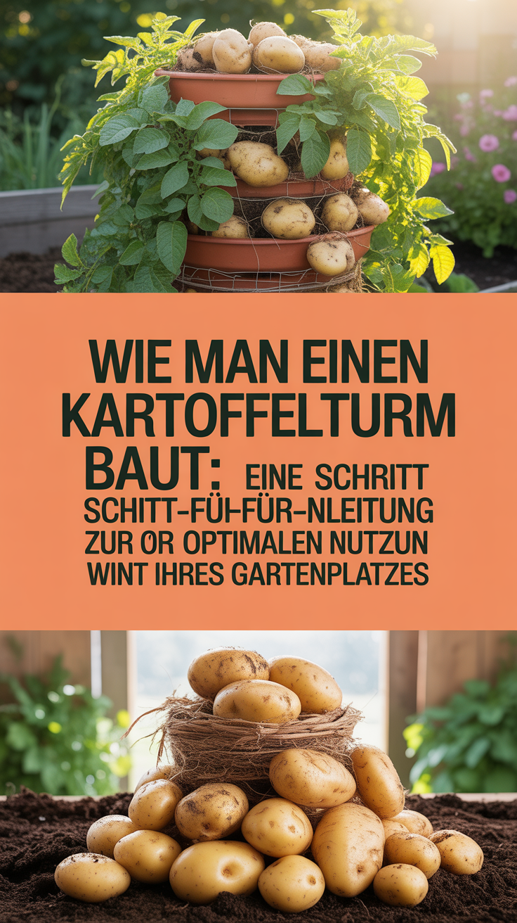 Wie man einen Kartoffelturm baut: Eine Schritt-für-Schritt-Anleitung zur optimalen Nutzung Ihres Gartenplatzes