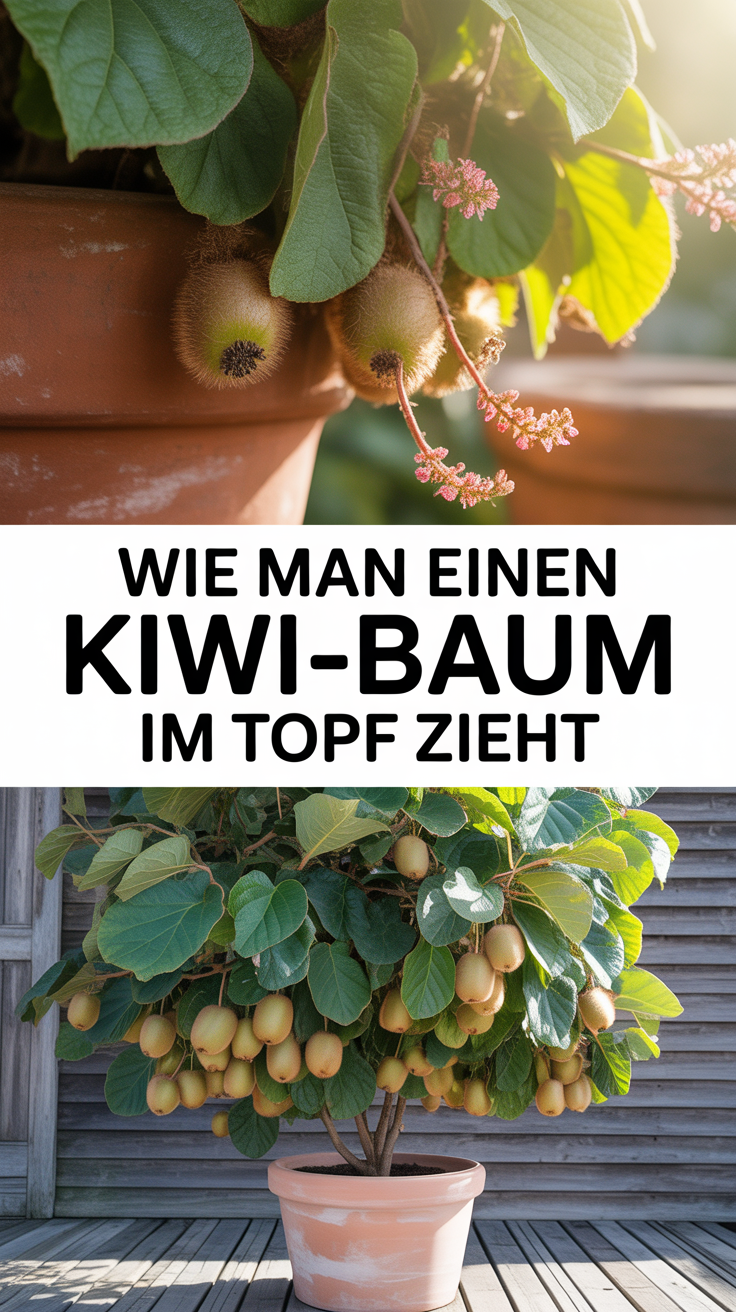 Wie man einen Kiwi-Baum im Topf zieht