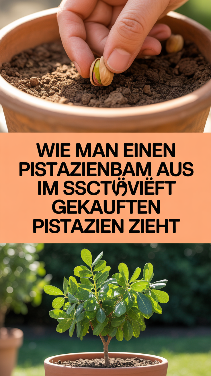 Wie man einen Pistazienbaum aus im Geschäft gekauften Pistazien zieht