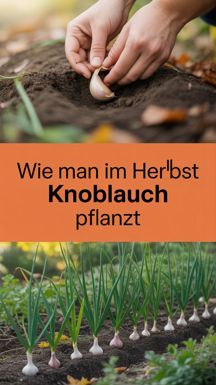 Wie man im Herbst Knoblauch pflanzt