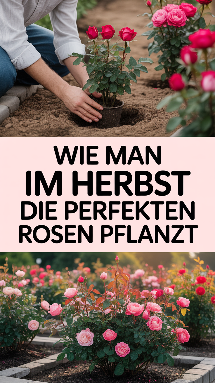Wie man im Herbst die perfekten Rosen pflanzt