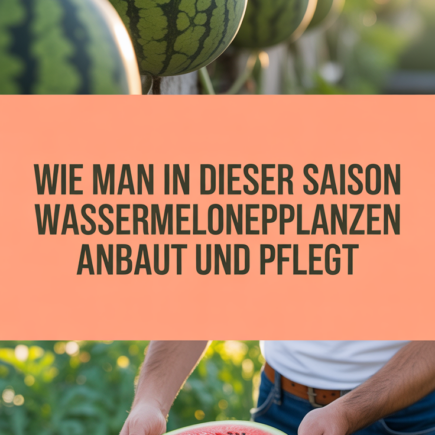 Wie man in dieser Saison Wassermelonenpflanzen anbaut und pflegt