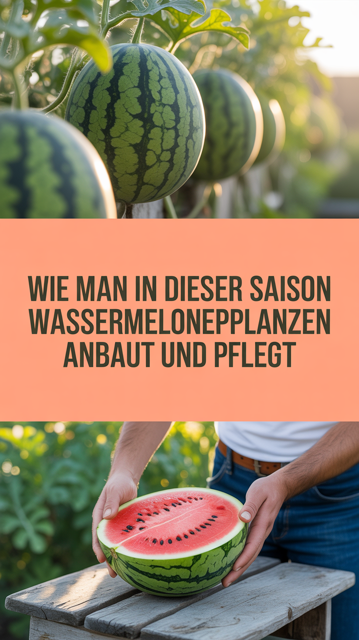 Wie man in dieser Saison Wassermelonenpflanzen anbaut und pflegt