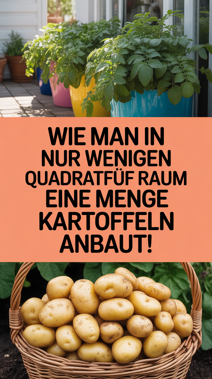 Wie man in nur wenigen Quadratfuß Raum eine Menge Kartoffeln anbaut!