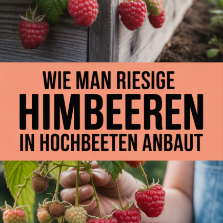 Wie man riesige Himbeeren in Hochbeeten anbaut