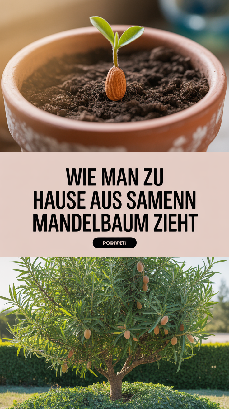 Wie man zu Hause aus Samen einen Mandelbaum zieht