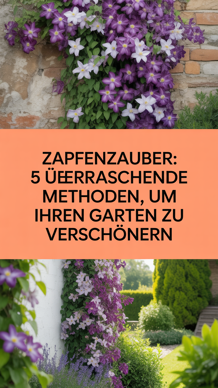 Zapfenzauber: 5 überraschende Methoden, um Ihren Garten zu verschönern