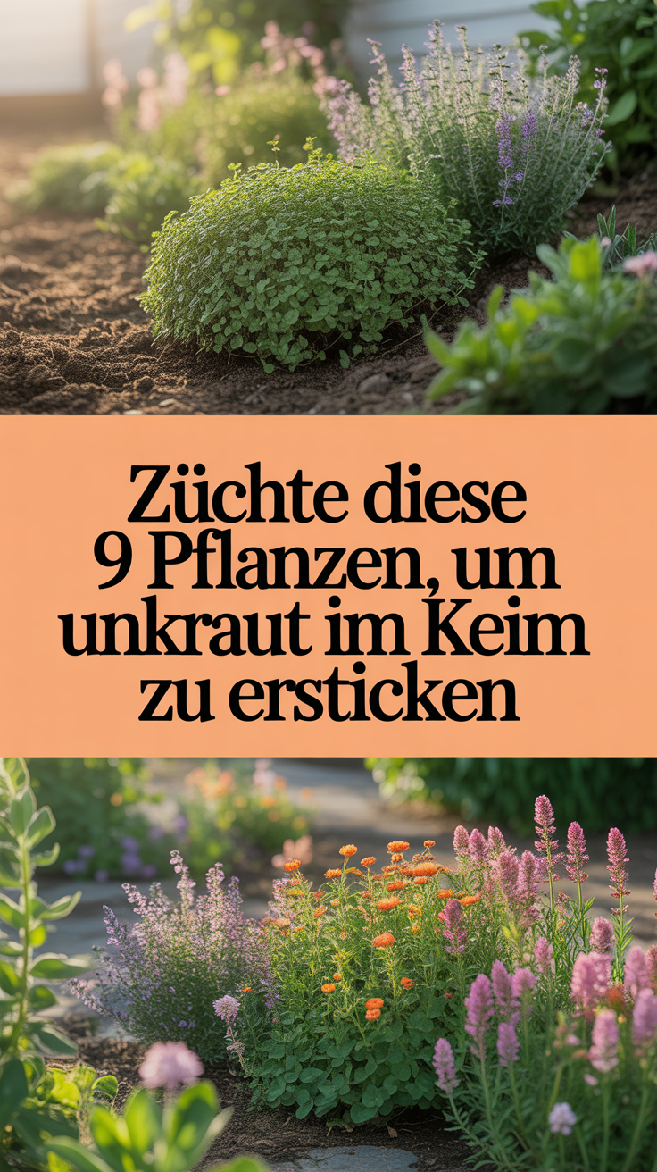 Züchte diese 9 Pflanzen, um Unkraut im Keim zu ersticken
