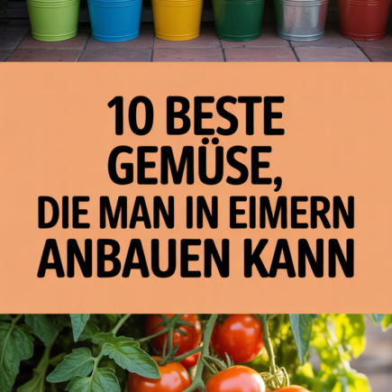 10 Beste Gemüse, die man in Eimern anbauen kann
