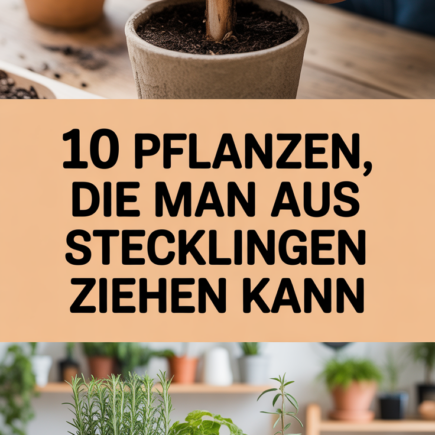 10 Pflanzen, die man aus Stecklingen ziehen kann
