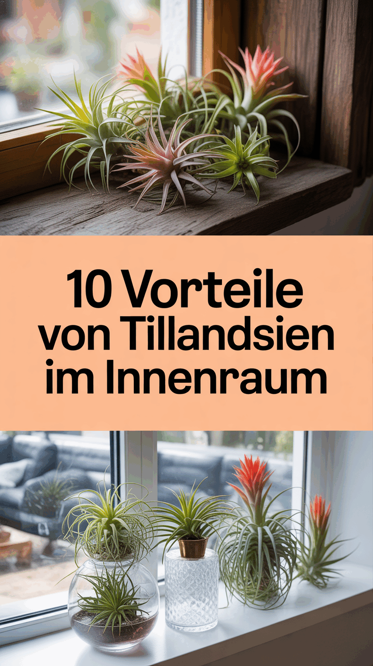 10 Vorteile von Tillandsien im Innenraum