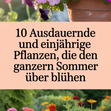 10 ausdauernde und einjährige Pflanzen, die den ganzen Sommer über blühen