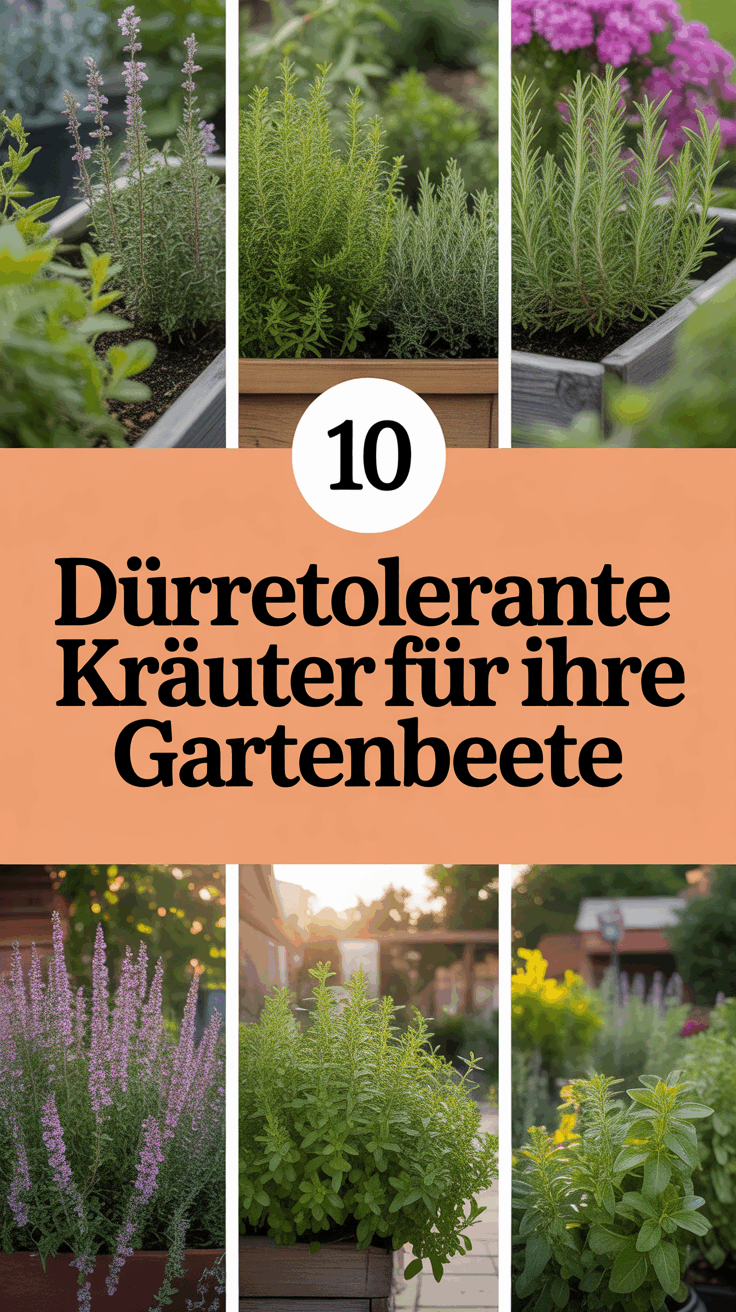 10 dürretolerante Kräuter für Ihre Gartenbeete