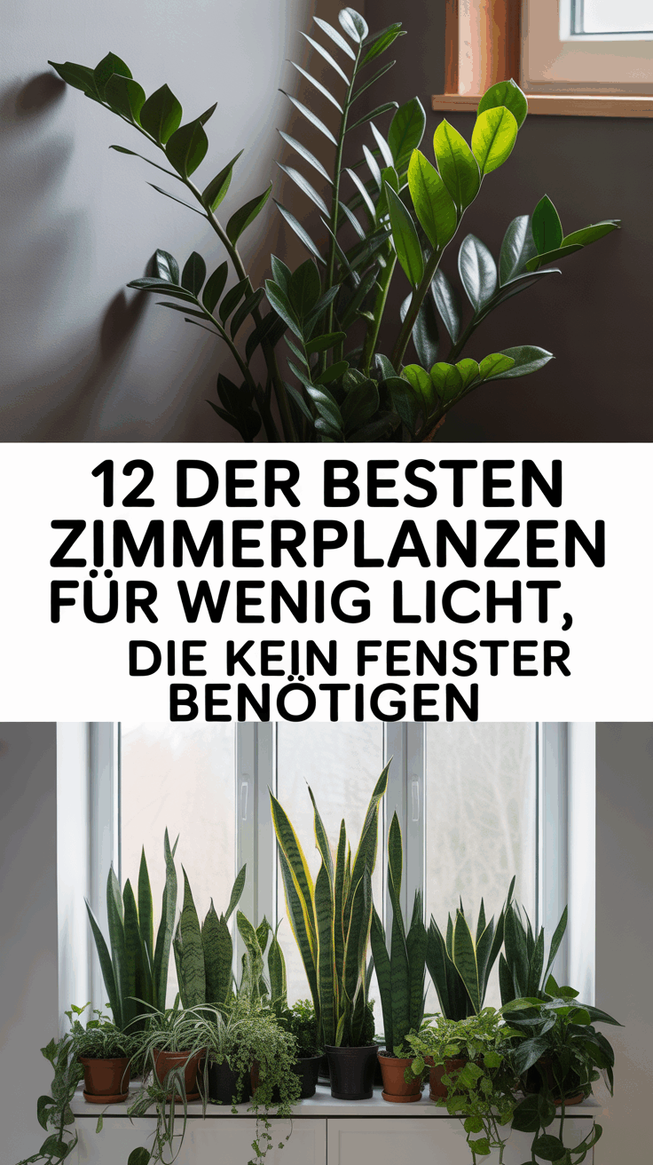 12 der besten Zimmerpflanzen für wenig Licht, die kein Fenster benötigen