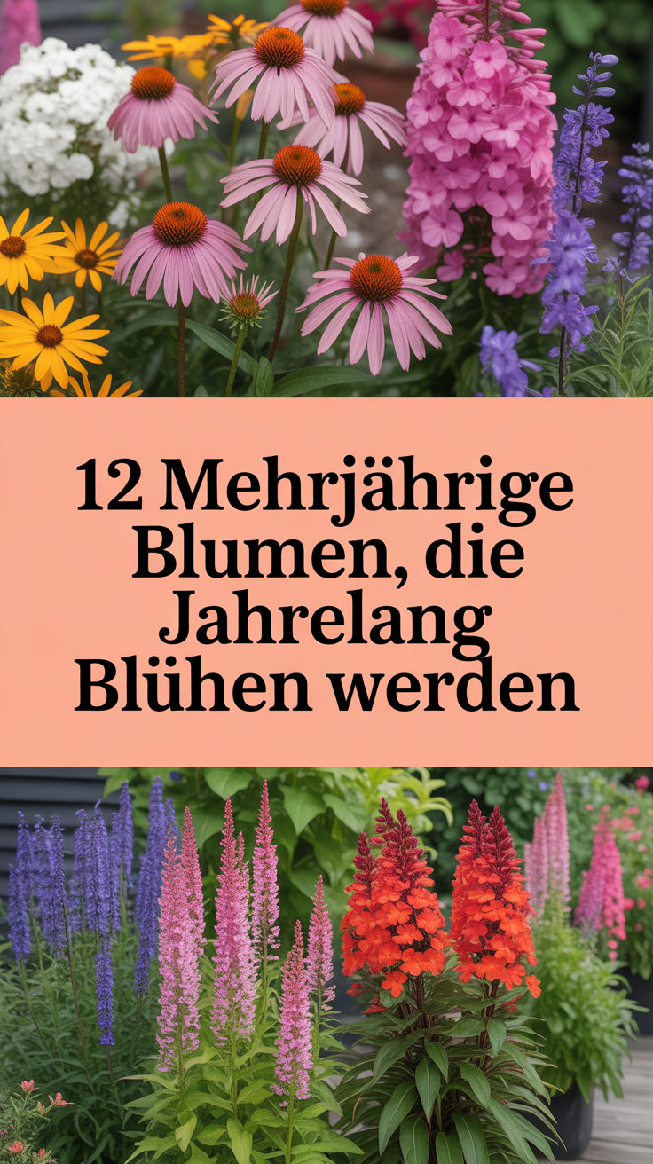 12 mehrjährige Blumen, die jahrelang blühen werden