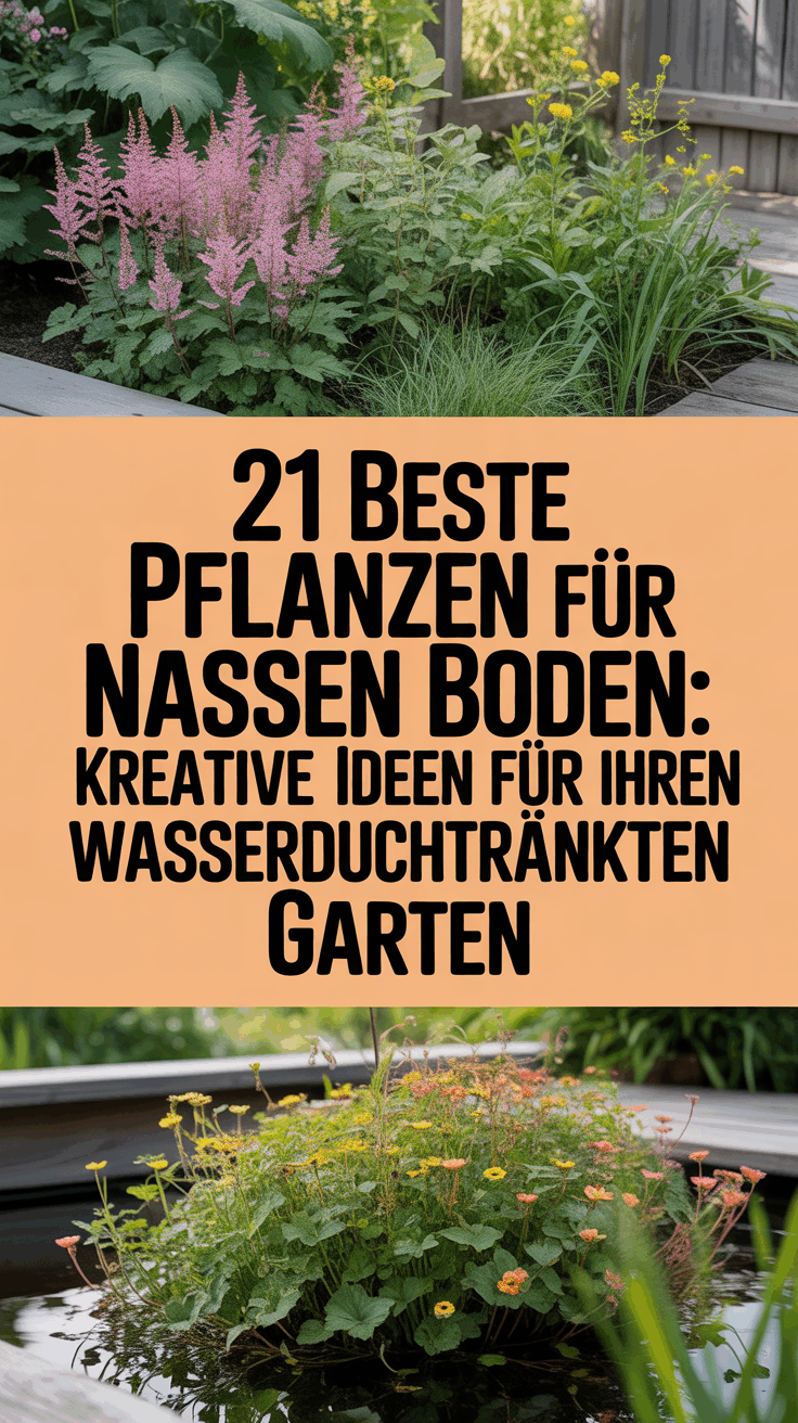 21 Beste Pflanzen für nassen Boden: Kreative Ideen für Ihren wasserdurchtränkten Garten