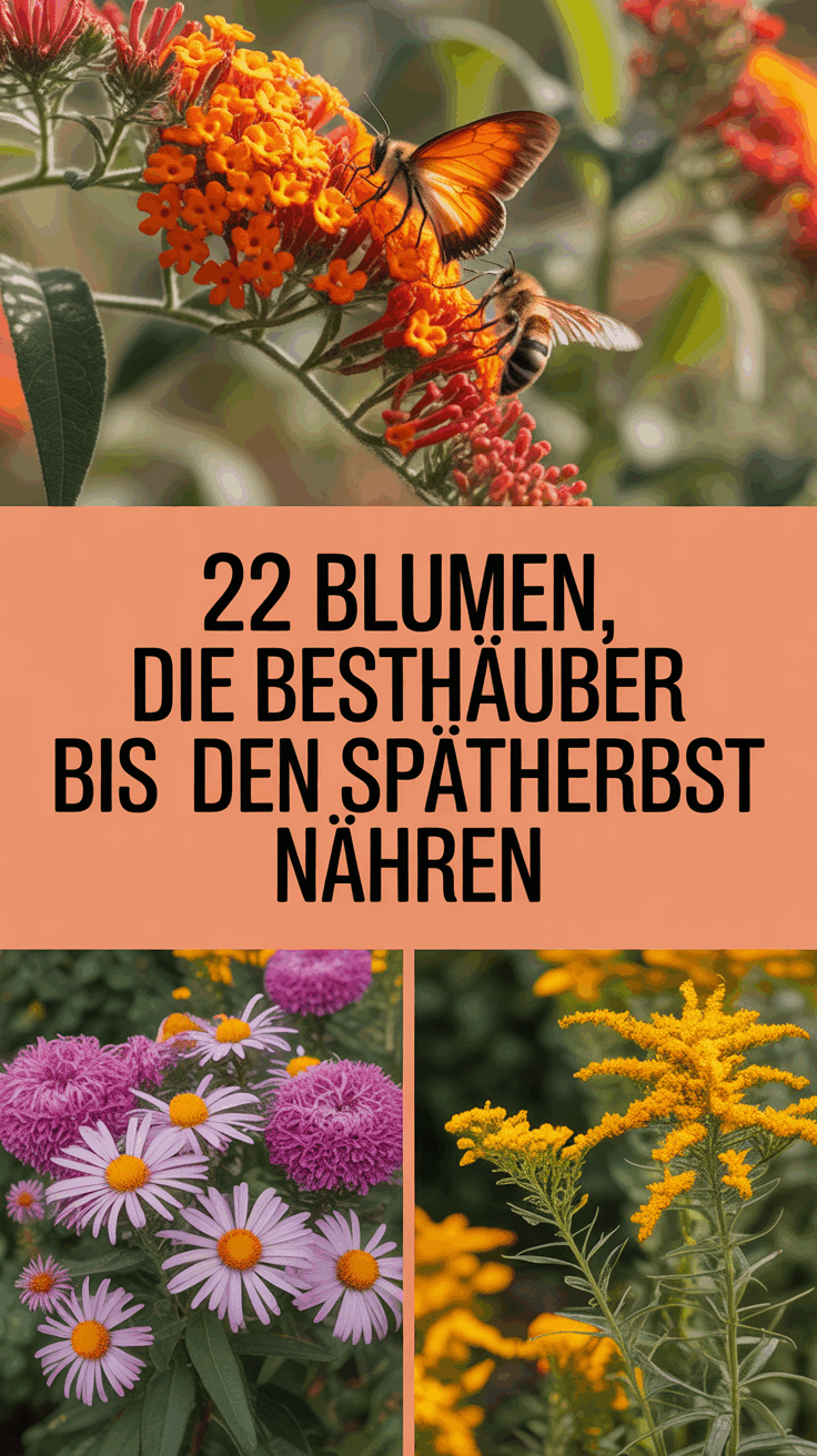 22 Blumen, die Bestäuber bis in den Spätherbst nähren