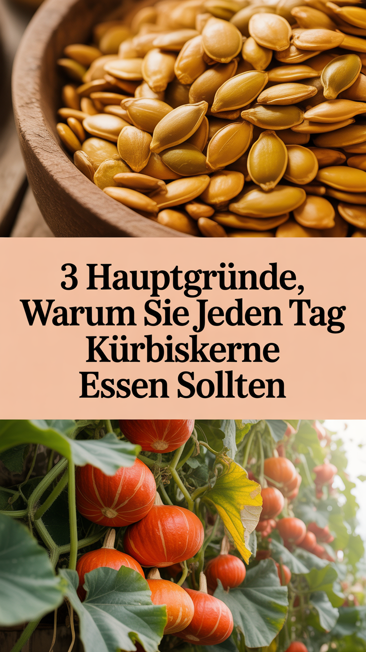 3 Hauptgründe, warum Sie jeden Tag Kürbiskerne essen sollten
