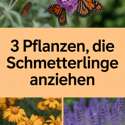 3 Pflanzen, die Schmetterlinge anziehen