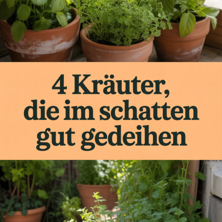 4 Kräuter, die im Schatten gut gedeihen