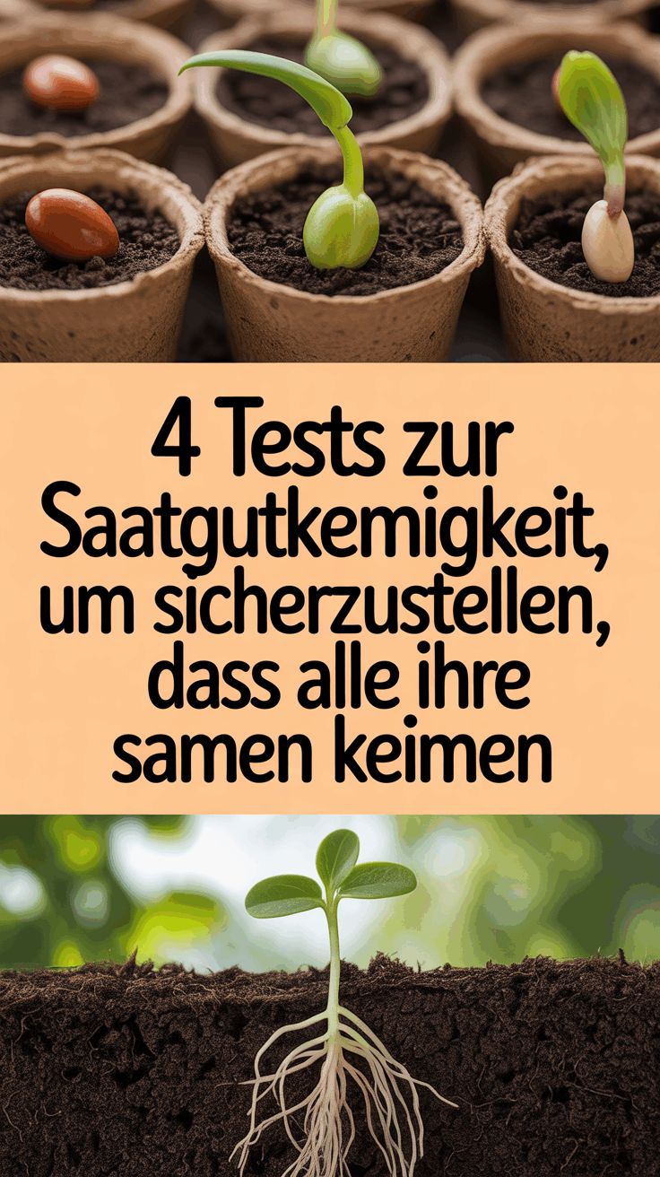 4 Tests zur Saatgutkeimfähigkeit, um sicherzustellen, dass alle Ihre Samen keimen