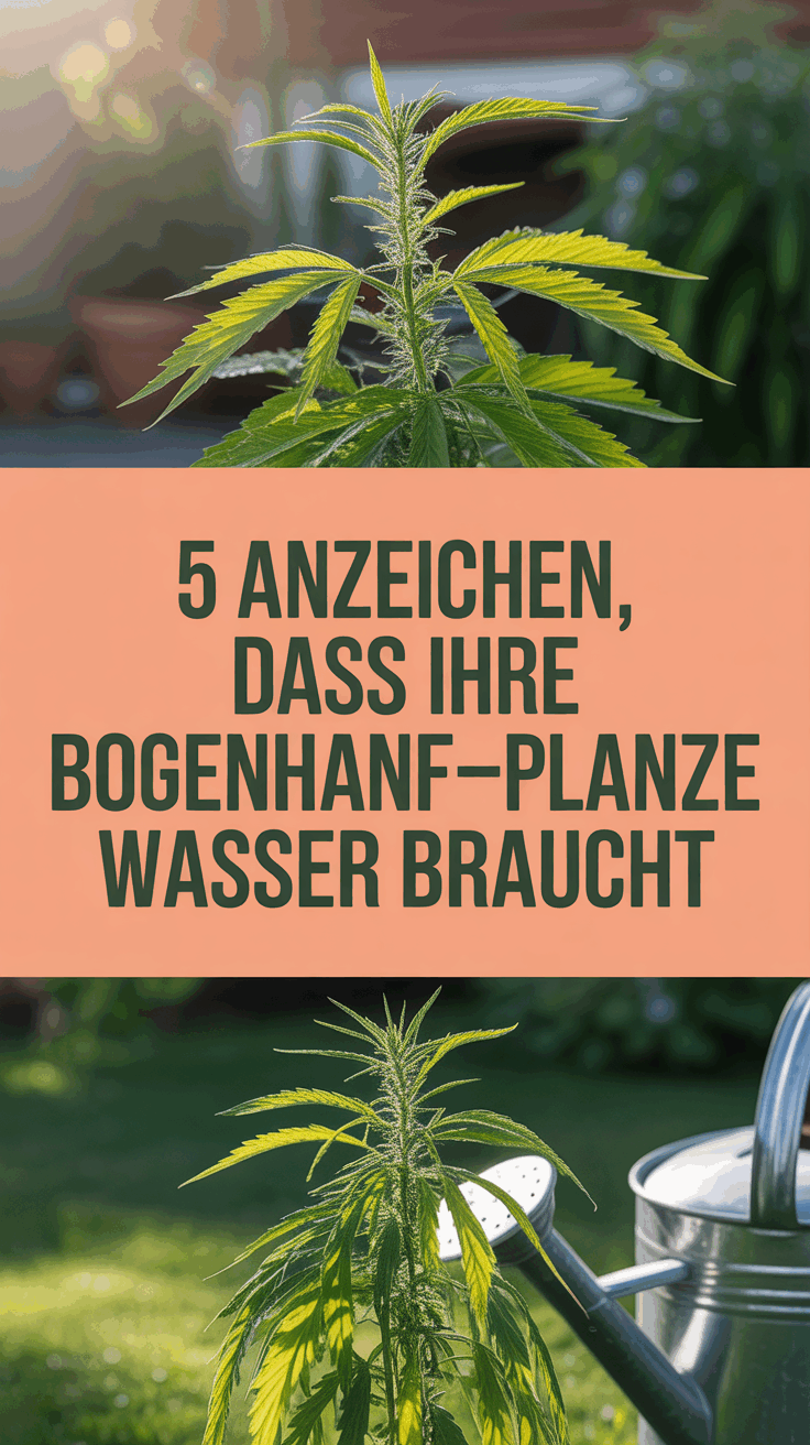 5 Anzeichen, dass Ihre Bogenhanf-Pflanze Wasser braucht