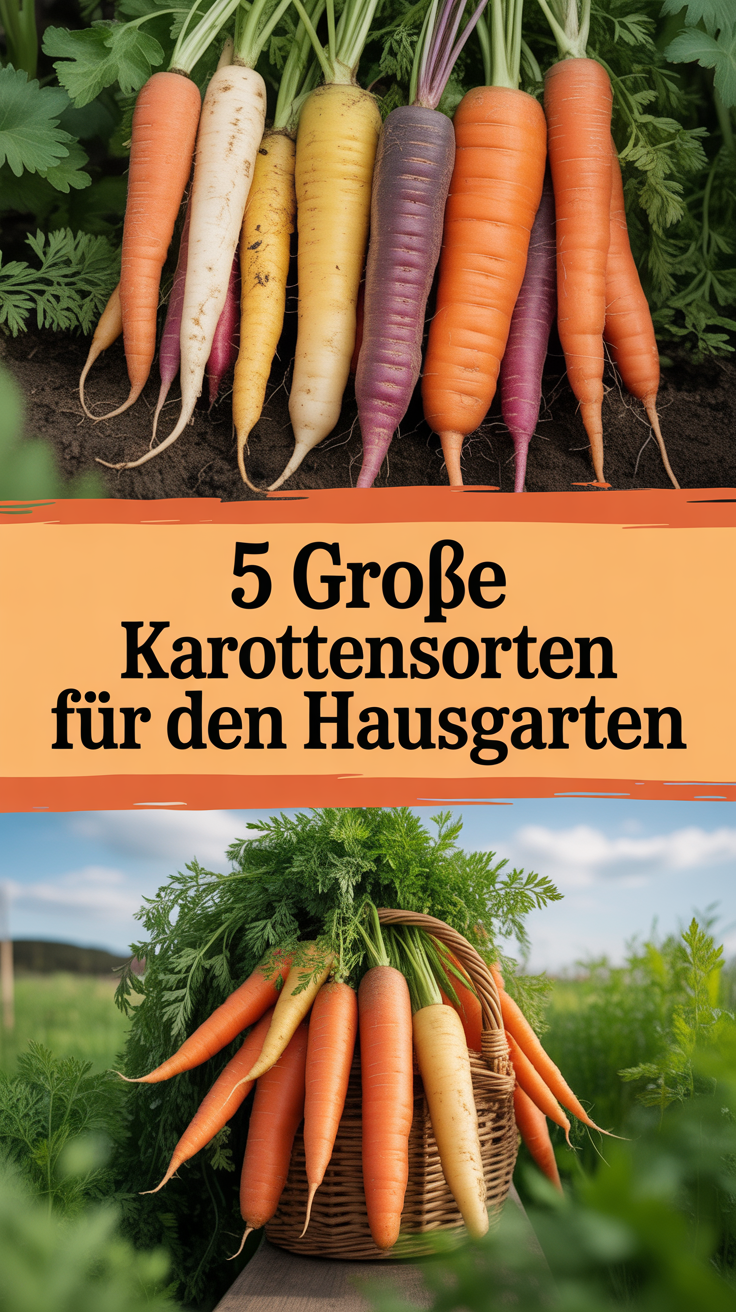 5 Große Karottensorten für den Hausgarten