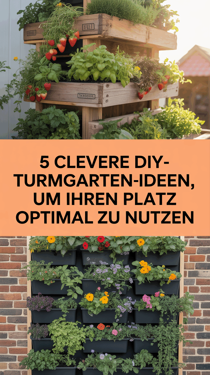 5 clevere DIY-Turmgarten-Ideen, um Ihren Platz optimal zu nutzen