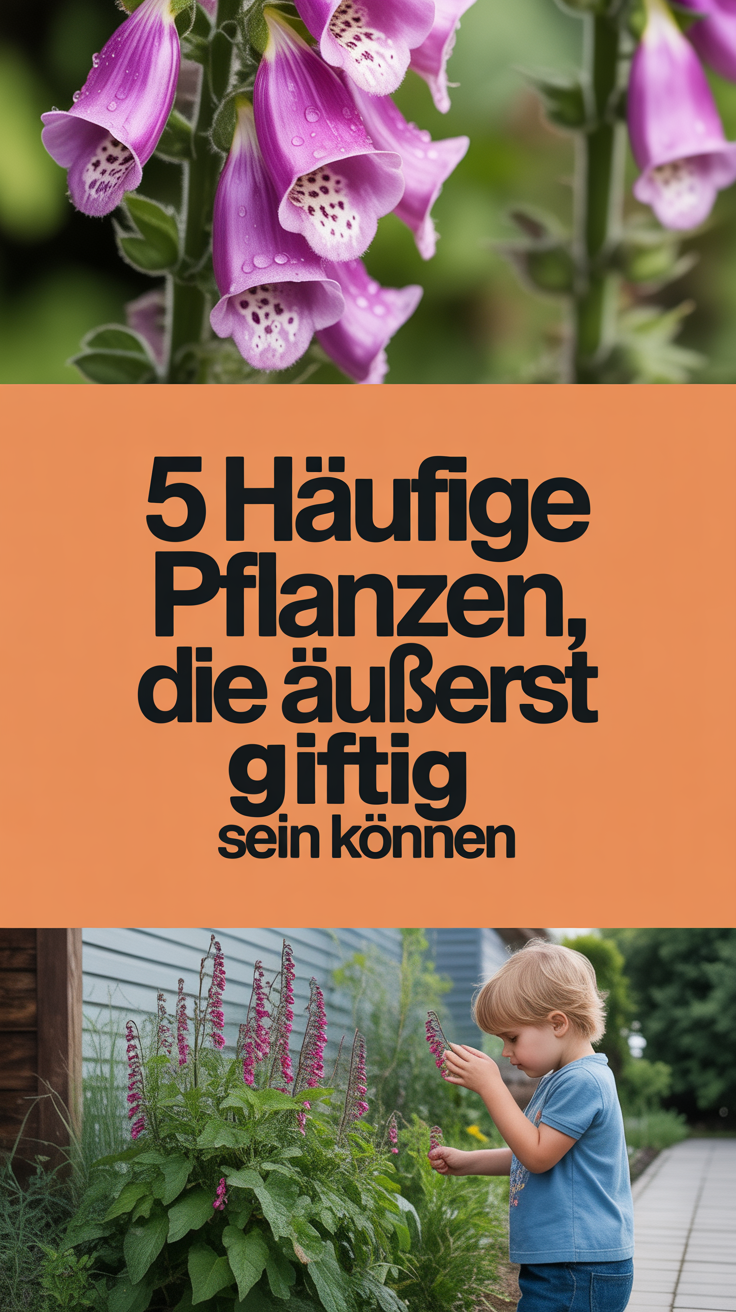 5 häufige Pflanzen, die äußerst giftig sein können
